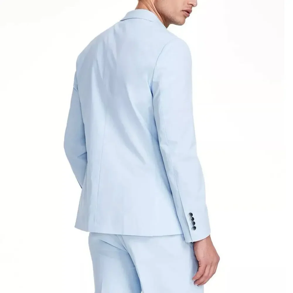 NAUTICA Modern-Fit Stretch Cotton Suit 38S Jacket / 32 Pants NAS4513 NEW $395